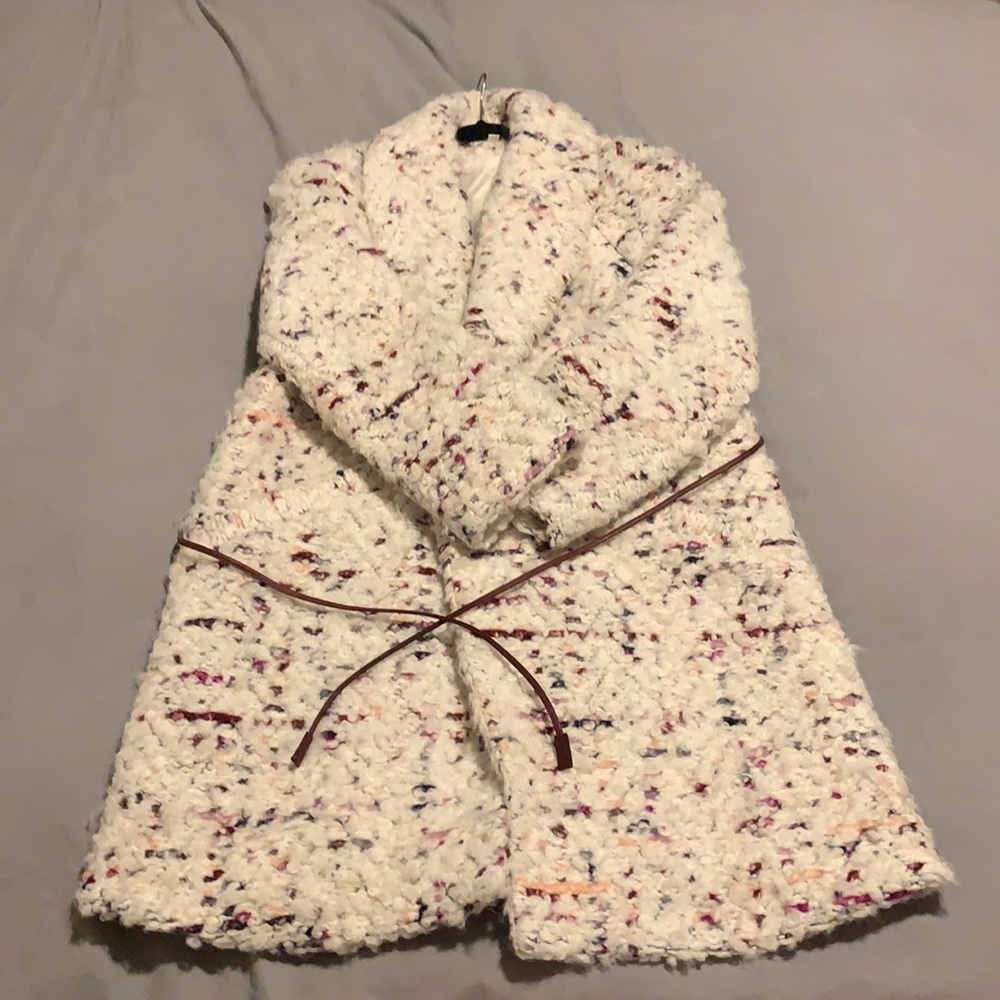 Elizabeth and James Bebe Boucle Coat